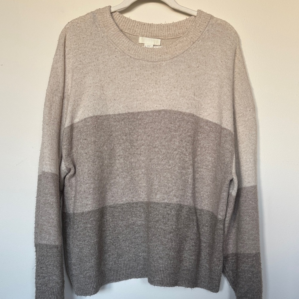 H&M Cozy Tan Knit Sweater